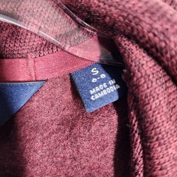 LANDS' END WOMEN'S SWEATER  FLEECE COAT - Picture 10 of 10